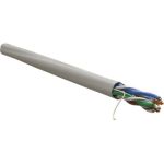 Кабель витая пара WRline WR-UTP-4P-C5E-L-LSZH-GY неэкранированный U/UTP, категория 5e, 4 пары (0.48 мм), одножильный, внутренний, LSZH, нг(A)-HF, серый, 305 м 505756 (артикул 26746712) – фото 1
