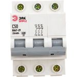 Автоматический выключатель ЭРА SIMPLE ВА 47-29 3P 50А C 4,5кА Б0039243 (артикул 15981340) – фото 1