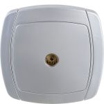 Одинарная телевизионная розетка СВЕТОЗАР АКЦЕНТ SV-54215-SM (артикул 13909617) – фото 1