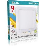 Встраиваемый светильник Smartbuy LED DL Square-9w/4000K/IP20 SBL-DLSq-9-4K (артикул 16484230) – фото 1