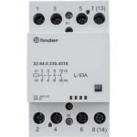 Модульный контактор Finder 4НО, контакта 63А, = 230В AC/DC, - AgSnO2, 226402304310 (артикул 18580651) – фото 1