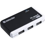 Универсальный USB разветвитель Defender Quadro Infix USB2.0, 4 порта 83504 (артикул 16125507) – фото 1