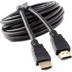 Кабель HDMI Cablexpert 10м v1.4 19M/19M черный позолоченные разъемы экран 2 ферритовых кольца пакет CCF2-HDMI4-10M (артикул 19968652) – фото 1