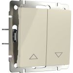 Выключатель жалюзи WERKEL W1124503 слоновая кость a051474 (артикул 21293554) – фото 1