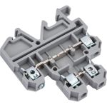 Клеммная колодка EKF PROxima JXB-4/35 двойная, серая, 55 шт. SQ plc-jxb-2-4/35gy (артикул 16040402) – фото 1