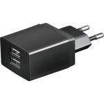 Универсальное сетевое зарядное устройство AKAI 2 USB 3.1A черный CH-6C04B (артикул 21357232) – фото 1