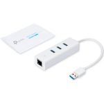 3-портовый концентратор и гигабитный адаптер usb 3.0 TP-Link UE330 (артикул 25067151) – фото 1
