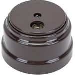 Розетка TV Bylectrica ОУ, серия РЕТРО, ТР-5241 шоколад (артикул 25024413) – фото 1