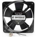 Вентилятор Gembird 120x120x25, AC, 220, подшипник, 2 pin, провод 30 см, AC12025B22H (артикул 23709333) – фото 1