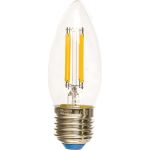 Диммируемая светодиодная лампа Uniel Форма свеча Серия Air LED-C35-9W/3000K/E27/CL/DIM GLA01TR UL-00005187 (артикул 15951193) – фото 1