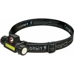 Налобный фонарь Следопыт СИБИРСКИЙ -Спектр, съемный, 1 LED и 1 COB, аккум. 220В, USB, PF-PFL-HL42 (артикул 22929561) – фото 1