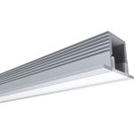 Алюминиевый профиль для Led ленты Apeyron встраиваемый, 12,4x9мм, 2м, лента до 5мм, комплект 08-39 (артикул 23843505) – фото 1