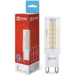 Светодиодная лампа IN HOME LED-JCD 9Вт 230В G9 6500К 860Лм 4690612036403 (артикул 27974660) – фото 1