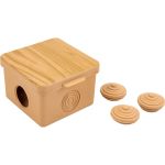 Распаячная коробка IEK км 65x65x50мм о/к ip54 4 вв. сосна UKO31-065-065-050-K34-54 (артикул 26721158) – фото 1
