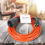 Силовой удлинитель ЭРА UPx-1e-3x1-10m в бухте с заземлением 1 розетка 10м ПВС 3x1мм2 Б0048677 (артикул 21448948) – фото 1