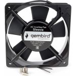Вентилятор Gembird 120x120x25, AC, 220, втулка, 2 pin, провод 30 см, AC12025S22H (артикул 23550837) – фото 1