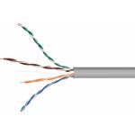 Кабель Cablexpert UTP5e, 4 пары, 0.51 мм, CCA, одножильный, 100 м, серый UPC-5051E-SOL/100 (артикул 15937292) – фото 1