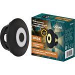 Настенный накладной светильник duwi NUOVO LED 8Вт ABS пластик 3000К IP 54 черный 6 лучей 24792 4 (артикул 25968281) – фото 1