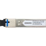 Оптический SFP модуль OSNOVO Ethernet, PoE SFP-S1SC12-G-1310-1550-I УТ-00015186 (артикул 19680196) – фото 1