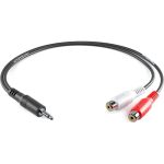 Переходник PROCAST cable A-MJ/2RCA-F 3,5mm miniJack TRS m-2RCA f, длина 150mm НФ-00000421 (артикул 22556109) – фото 1