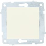 Механизм 1-клавишного выключателя OVIVO крем, 600-000202-200 (артикул 23841345) – фото 1