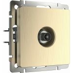 ТВ-розетка WERKEL оконечная шампань рифленый W1183010 a051427 (артикул 15777333) – фото 1