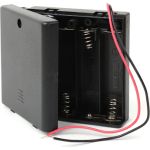 Отсек для элементов питания Robiton Bh4xAA/switch с выключателем и двумя проводами PH1 13127 (артикул 21094204) – фото 1