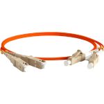 Волоконно-оптический шнур Hyperline FC-D2-62-LC/PR-SC/PR-H-3M-LSZH-OR патч-корд MM 62.5/ 28355 (артикул 16523014) – фото 1
