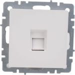 Компьютерная розетка rj45 IEK Brite рк10-брб категория 5e, белый BR-K10-1-K01 (артикул 24591327) – фото 1