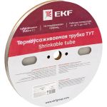Термоусаживаемая трубка EKF ТУТ 10/5 прозрачная рулон PROxima tut-10-tr (артикул 25560669) – фото 1