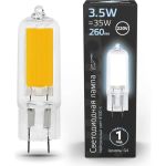 Лампа Gauss LED G4 AC220-240V 3.5W 260lm 4100K Glass 107807203 (артикул 15869222) – фото 1