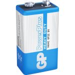 Солевая батарейка GP powerplus 9v крона - 1 шт. в пленке GP 1604CEBRA-2 (артикул 26074397) – фото 1