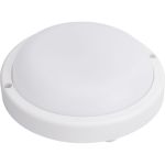 Светильник с датчиком движения Ecola LED ДПП Круг IP65 матовый белый 12W 220V 4200K 155x45 DMRV12ELC (артикул 16949863) – фото 1