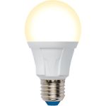 Лампа Uniel LED-A60, 10W/3000K/E27/FR/DIM, PLP01WH, светодиодная UL-00004287 (артикул 16274794) – фото 1