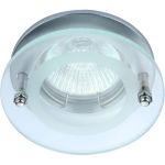 Встраиваемый спот POWERLIGHT 1xGU5,3x50W мат хром/стекло, алюм.литье 6210/1-4SCH (артикул 26510270) – фото 1