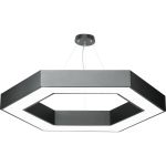Светодиодный светильник ЭРА Geometria Hexagon SPO124B40K051 51Вт 4000К 3900Лм IP40 черный Б0050557 (артикул 19483164) – фото 1