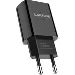 Сетевое ЗУ Borofone BA20A, 1хUSB-А, 2.1А, черный 23752-BA20ABK (артикул 25154199) – фото 1