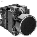 Кнопка управления CHINT NP2-BA25 без подсветки черн. 1НЗ +1НО IP40 574841 (артикул 22905441) – фото 1