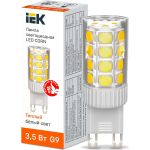 Светодиодная лампа IEK corn капсула 3,5вт 230в 3000к керамика g9 LLE-CORN-4-230-30-G9 (артикул 27056984) – фото 1