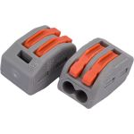 Универсальная монтажная клемма General Lighting Systems GTER1-02 2-проводная упаковка 50 штук 2500 800481 (артикул 16165531) – фото 1