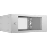 Телекоммуникационный настенный шкаф Cabeus 19"" 4U, серия LIGHT разборный, цвет серый WSC-05D-4U55/45 (артикул 25922033) – фото 1