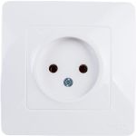 Розетка Schneider Electric BLANCA без заземления без шторок БЕЛЫЙ BLNRS000011 (артикул 16314053) – фото 1