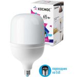 Светодиодная лампа КОСМОС HWLED 65W E27 6500K переходник в комплекте на Е40, LksmHWLED65WE2765 (артикул 26660192) – фото 1