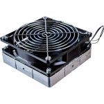 Обогреватель на DIN-рейку с вентилятором EKF PROxima Quadro 200Вт, 230В, IP20, SQ heater-vent-q-200-20 (артикул 16147568) – фото 1