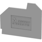 Концевая пластина для DC2.5-TW Degson серая 100 шт D-DC2.5-TW-01P-11-00Z(H) (артикул 27856682) – фото 1