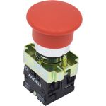 Кнопка ANDELI XB2-BC42 Грибок, без подсветки, красный, 1НЗ ADL10-064 (артикул 17219982) – фото 1