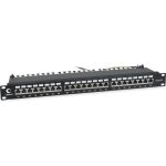 Патч-панель Cabeus 1U, 24 порта, RJ-45, категория 6a, экранированная, PL-24-Cat.6a-SH-Dual (артикул 17175325) – фото 1