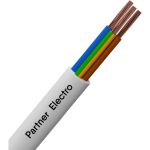 Провод Партнер-электро ПВСнгА-LS 3x1,5, ГОСТ, белый, 50м P021G-03NP05MC-B050WT (артикул 25727403) – фото 1
