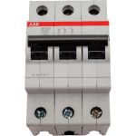 Автоматический выключатель ABB 3-полюсной sh203 c63 2CDS213001R0634 (артикул 27130808) – фото 1
