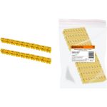 Наборный маркер TDM символ L, желтый, 6 мм2, 100 штук SQ0534-0057 (артикул 20031328) – фото 1